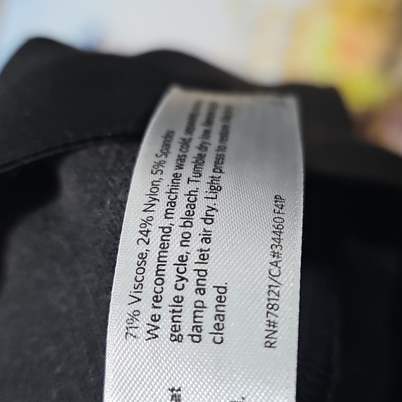 Eileen Fisher Skinny Black Leggings Size Small - Picture 4 of 5